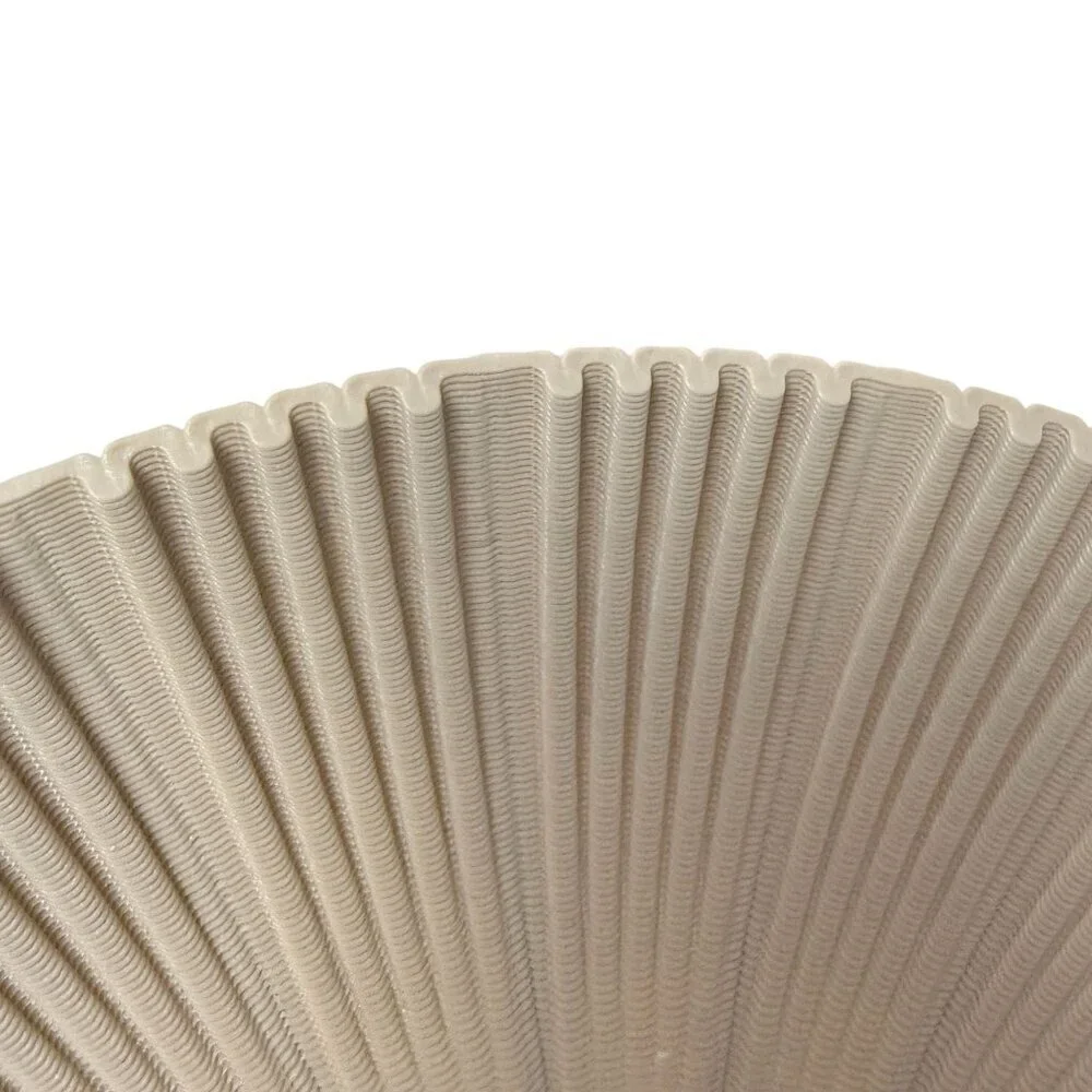 CYRK. DESIGN Radiant Fruit Bowl Beige Tan 10.75